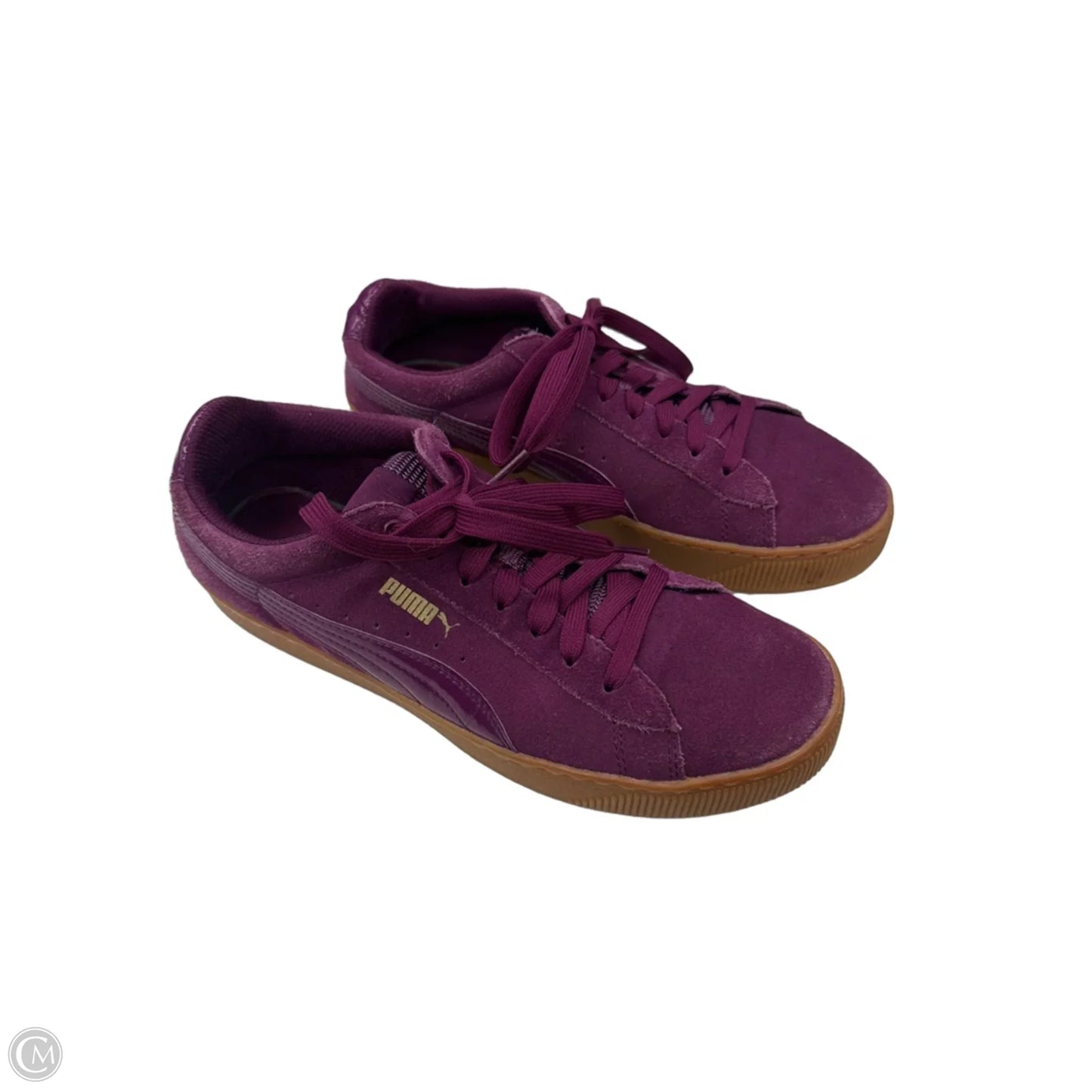 Shoes Sneakers By Puma In Purple, Size: 9
