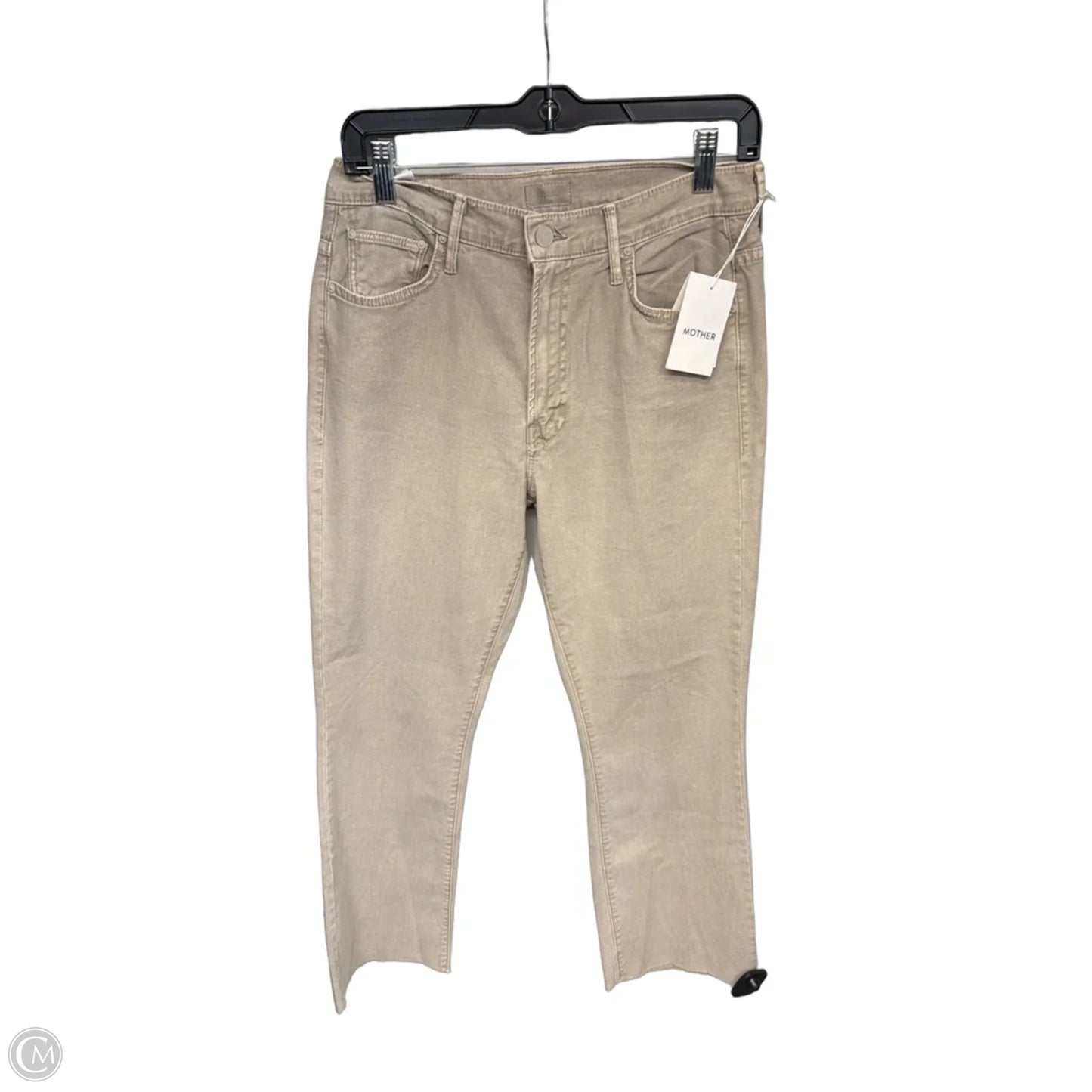Pants Cropped By Mother In Beige, Size: 30