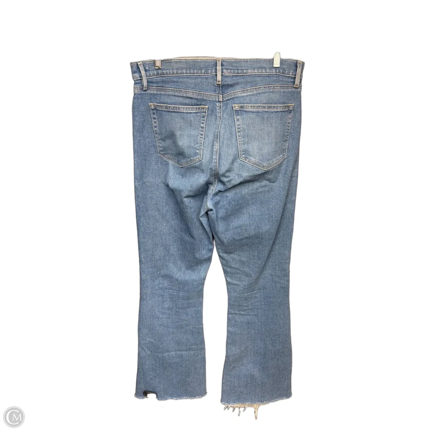 Jeans Cropped By Loft In Blue Denim, Size: 10