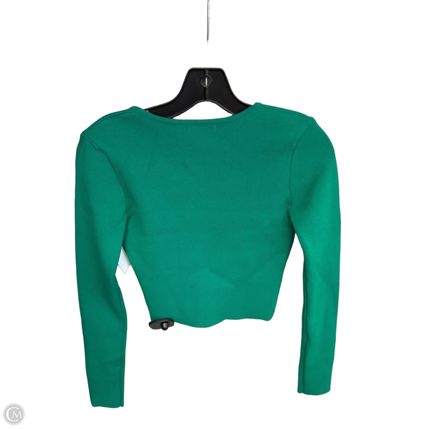 Top Long Sleeve By Forever 21 In Green, Size: Xs