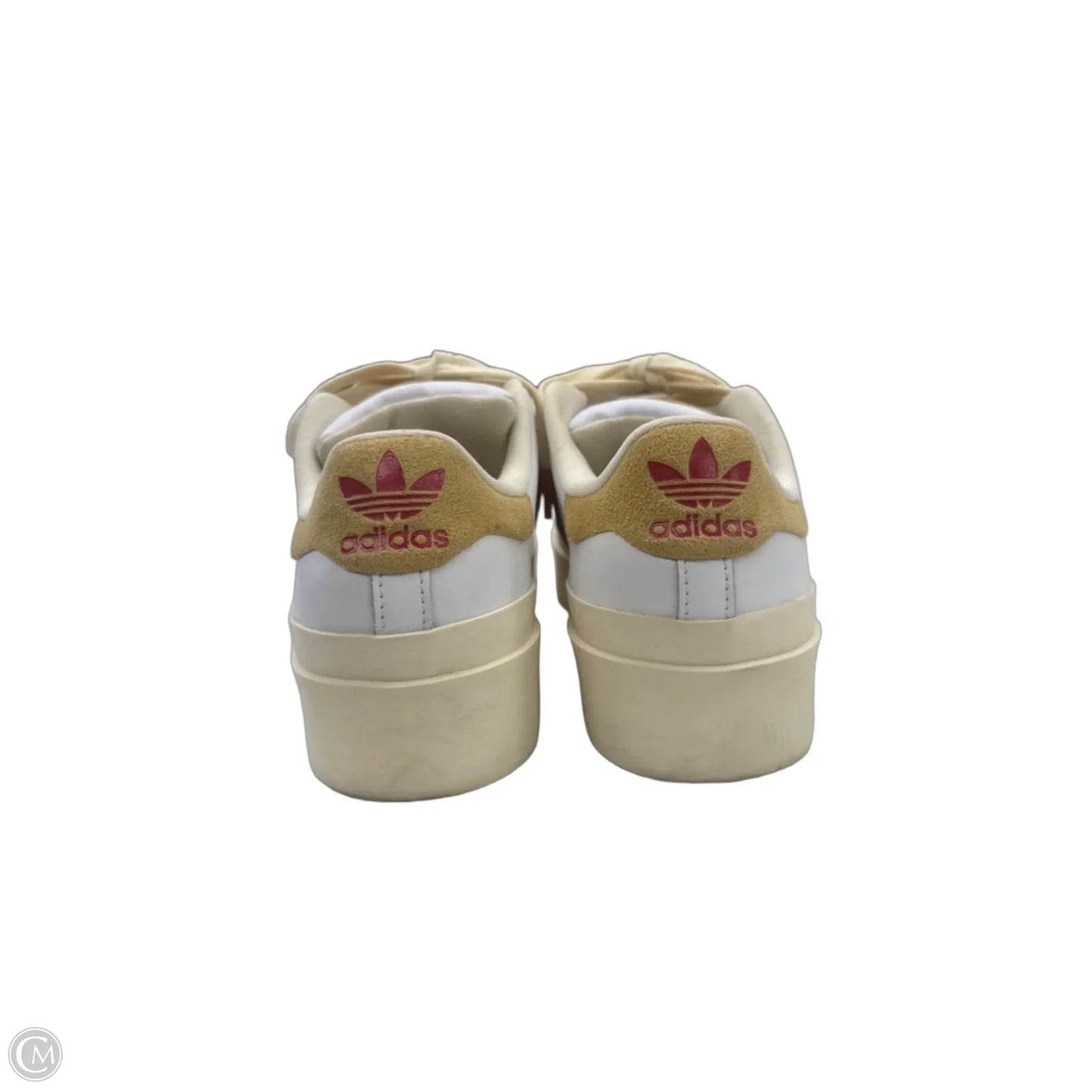 Shoes Sneakers By Adidas In Cream & Red, Size: 8.5