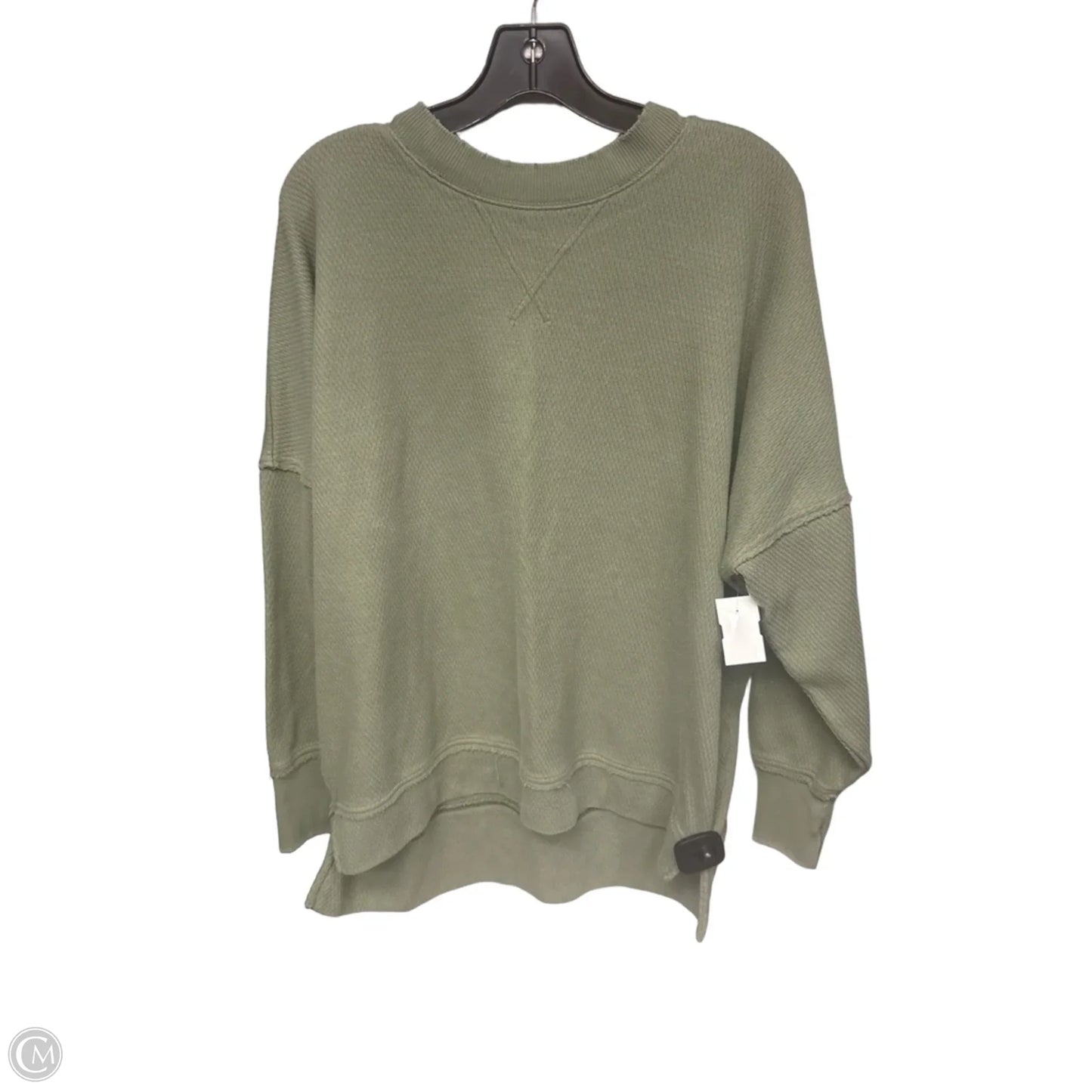 Sweatshirt Crewneck By Aerie In Green, Size: M
