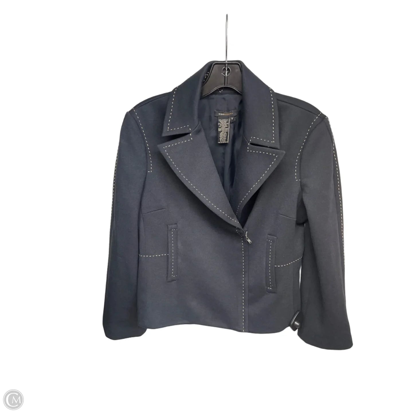 Jacket Other By Bcbg In Black & Tan, Size: 6