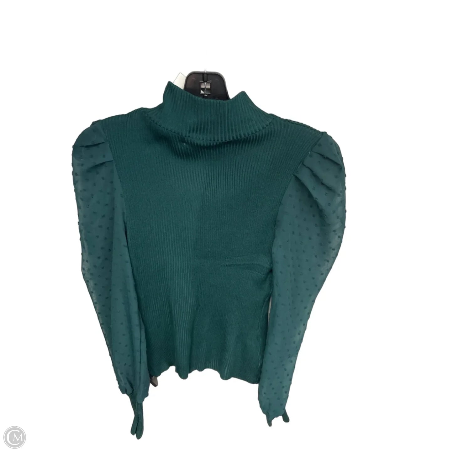 Top Long Sleeve By Clothes Mentor In Green, Size: M