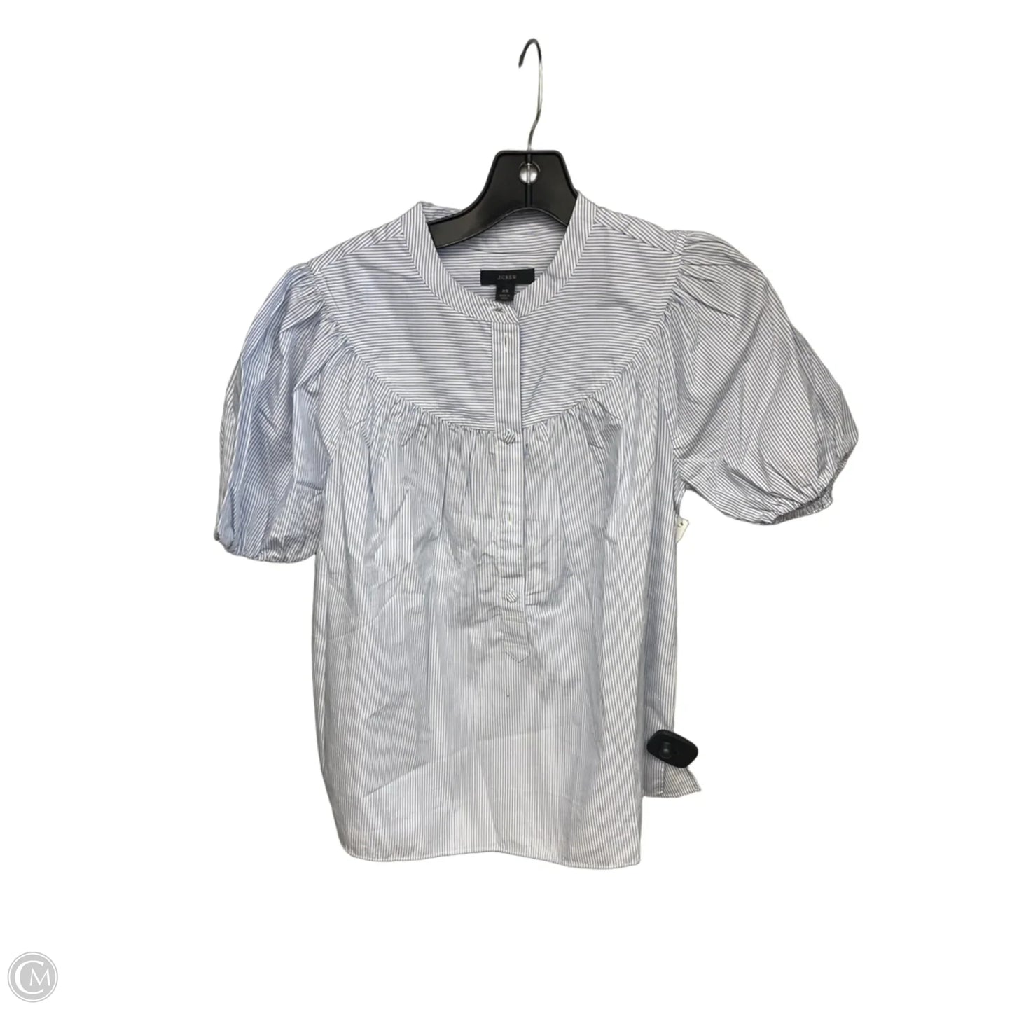 Top Short Sleeve By J. Crew In Striped Pattern, Size: Xs