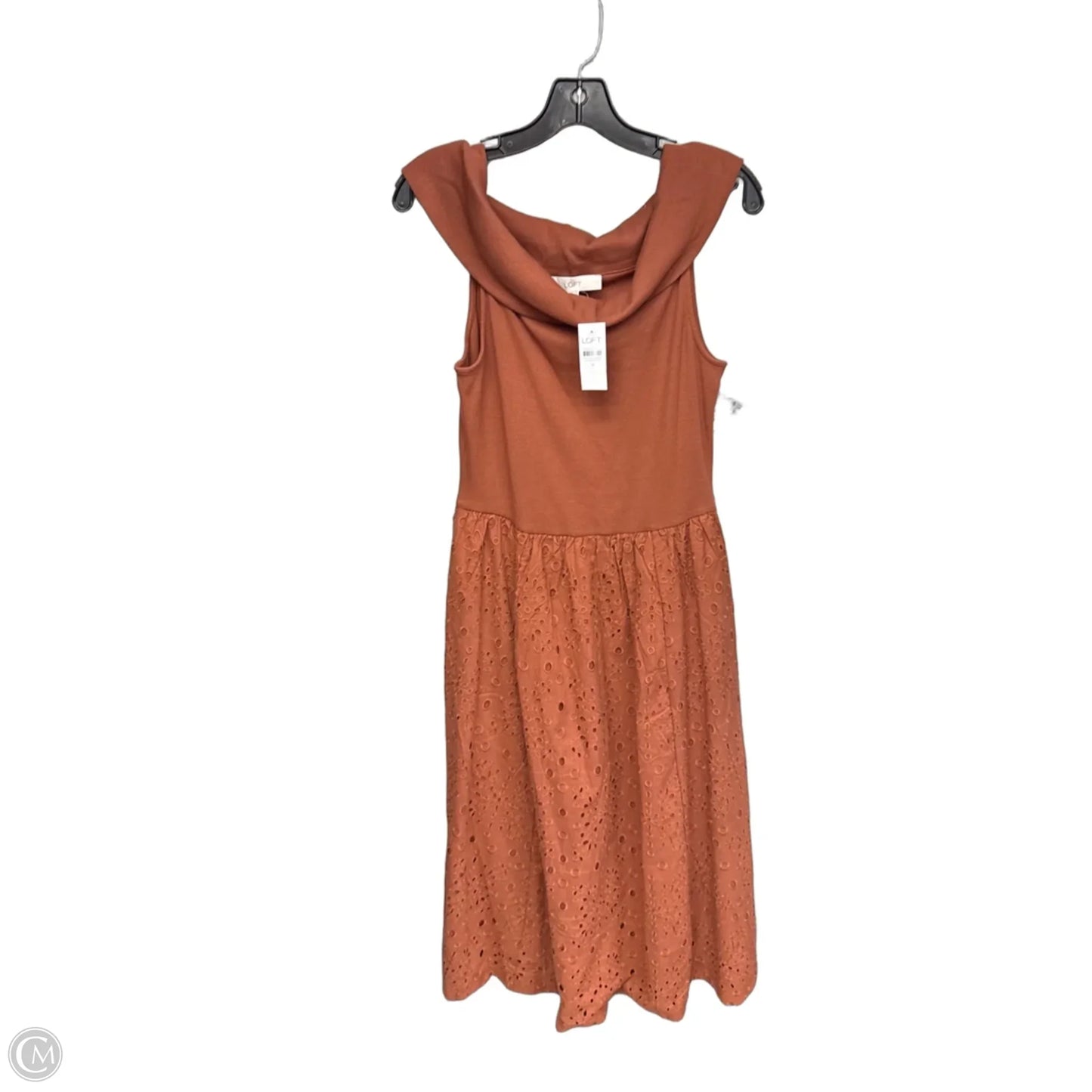 Dress Casual Maxi By Loft In Brown, Size: 12