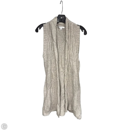 Sweater Cardigan By Cabi In Grey, Size: M