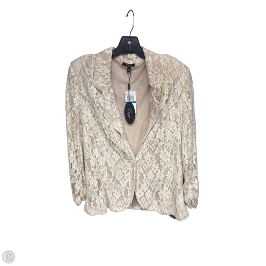 Blazer By Cupio In Cream, Size: Xl