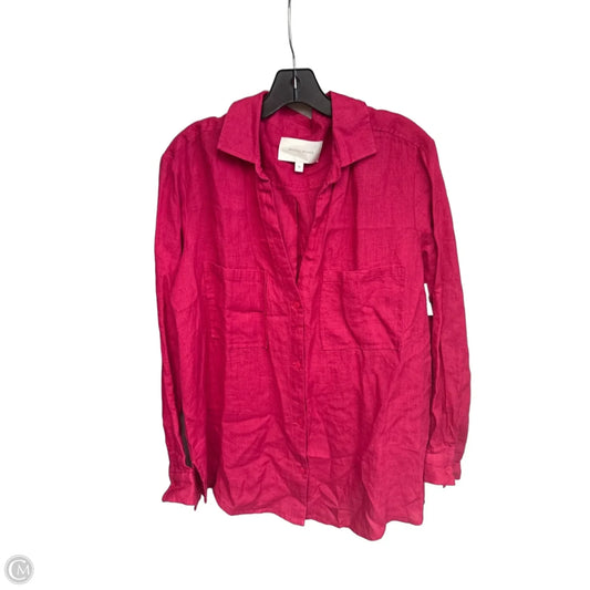 Top Long Sleeve By Cma In Pink, Size: M