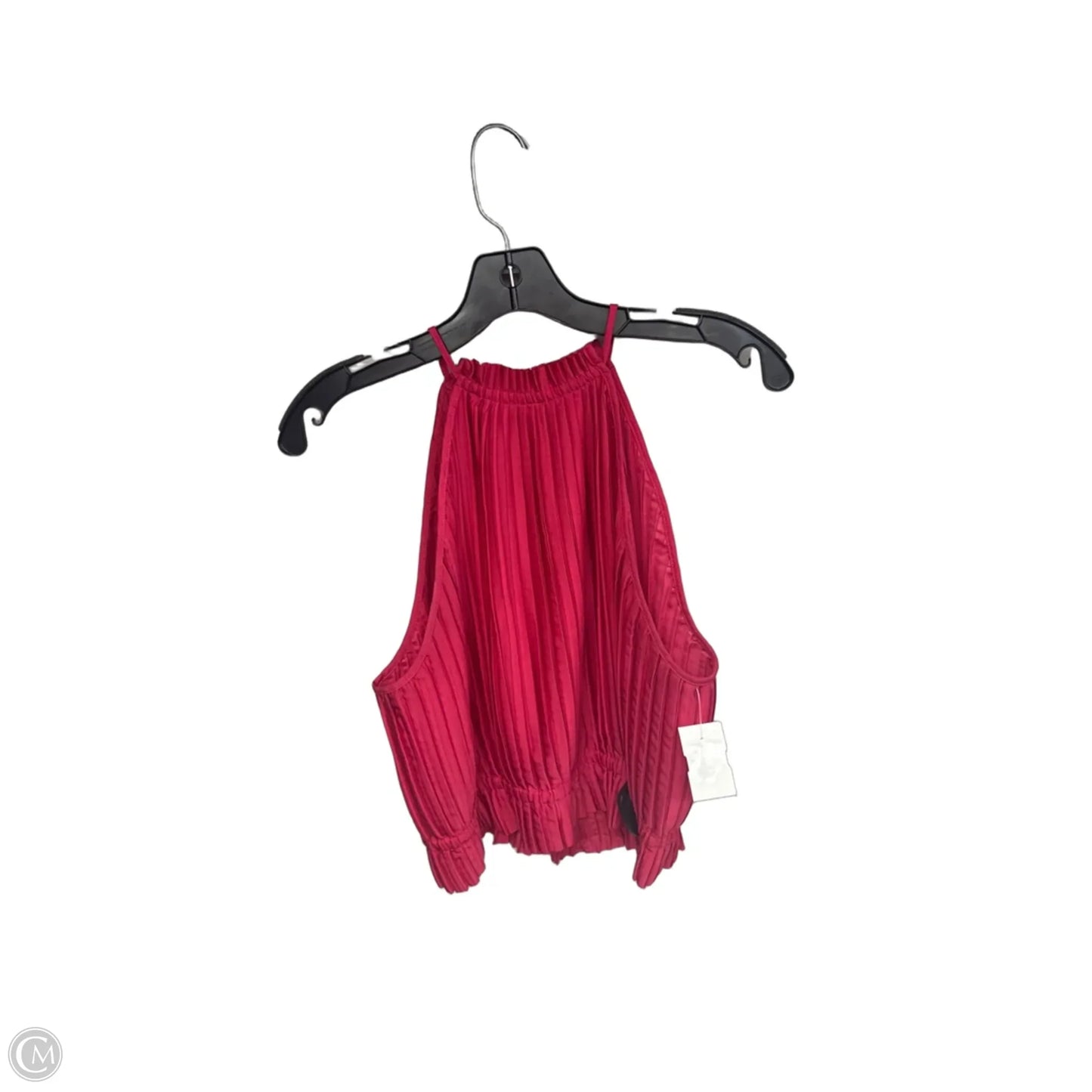 Top Sleeveless By Banana Republic In Red, Size: M