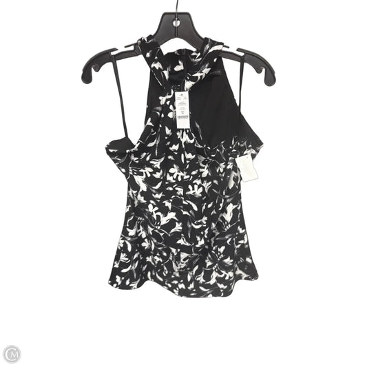 Top Sleeveless By White House Black Market In Black & White, Size: M