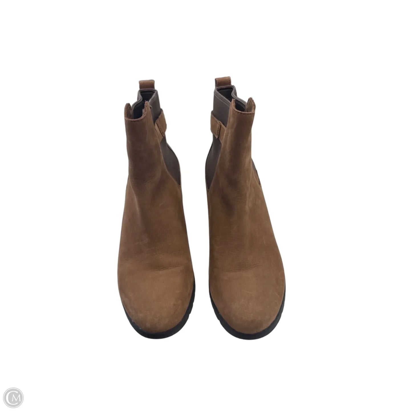 Boots Designer By Ugg In Brown, Size: 10