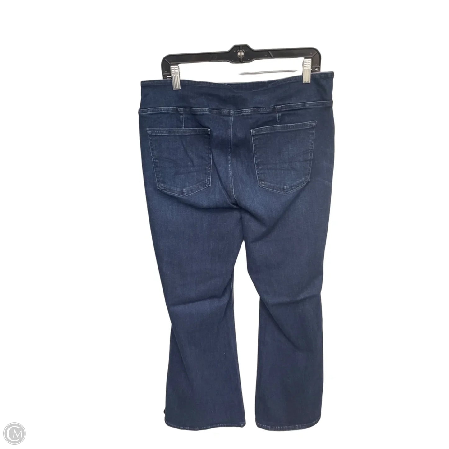 Jeans Flared By American Eagle In Blue Denim, Size: Xl
