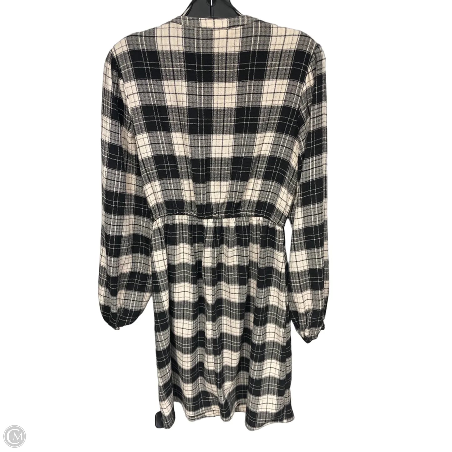 Dress Casual Midi By Knox Rose In Plaid Pattern, Size: S