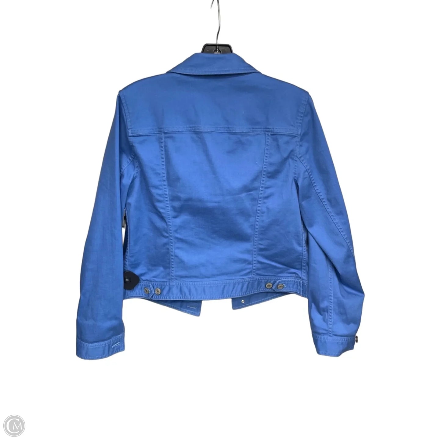 Jacket Denim By Talbots In Blue Denim, Size: M