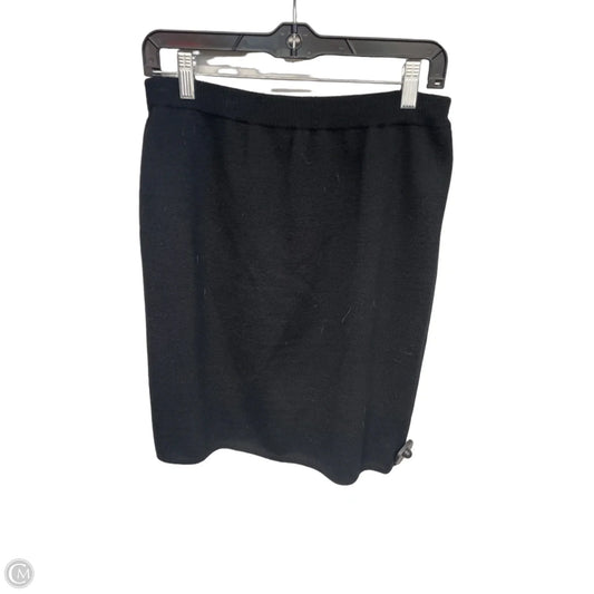 Skirt Midi By Liz Claiborne In Black, Size: M