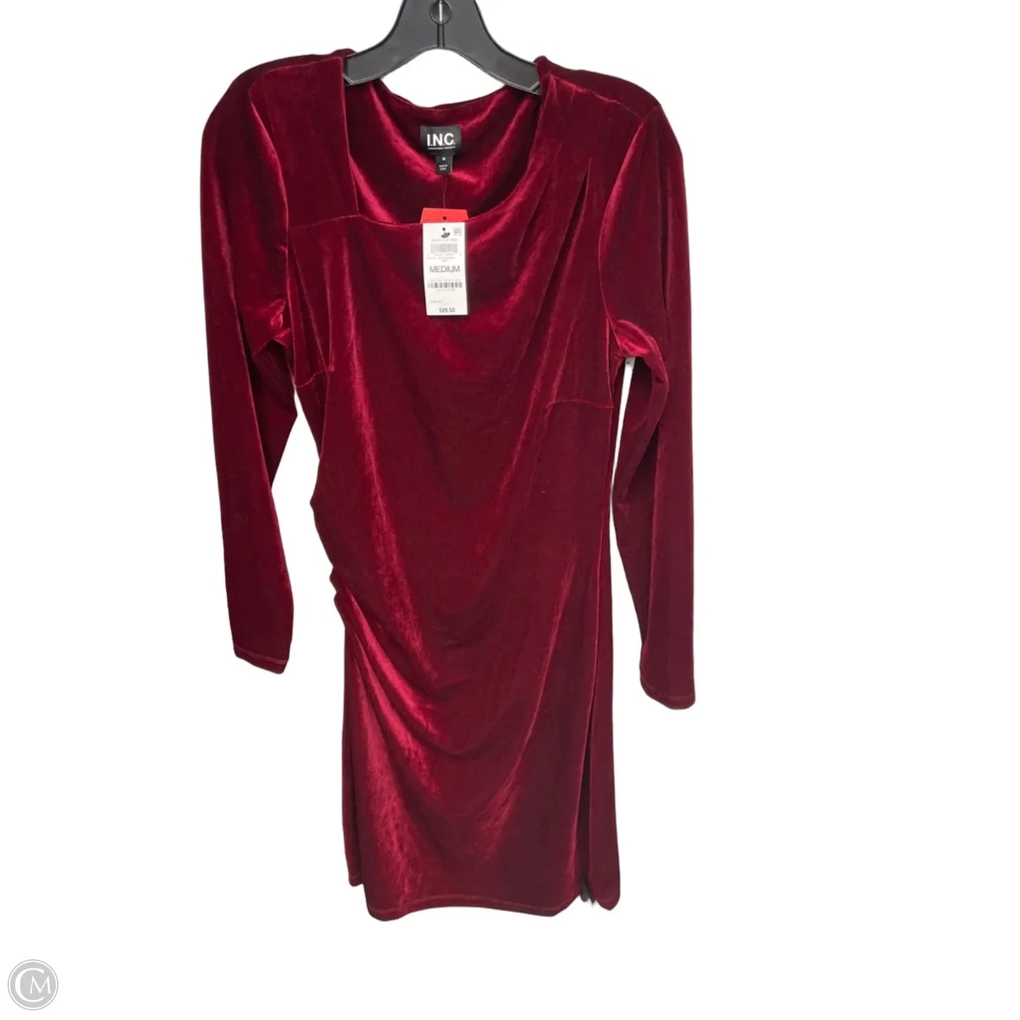 Dress Party Midi By Inc In Red, Size: M