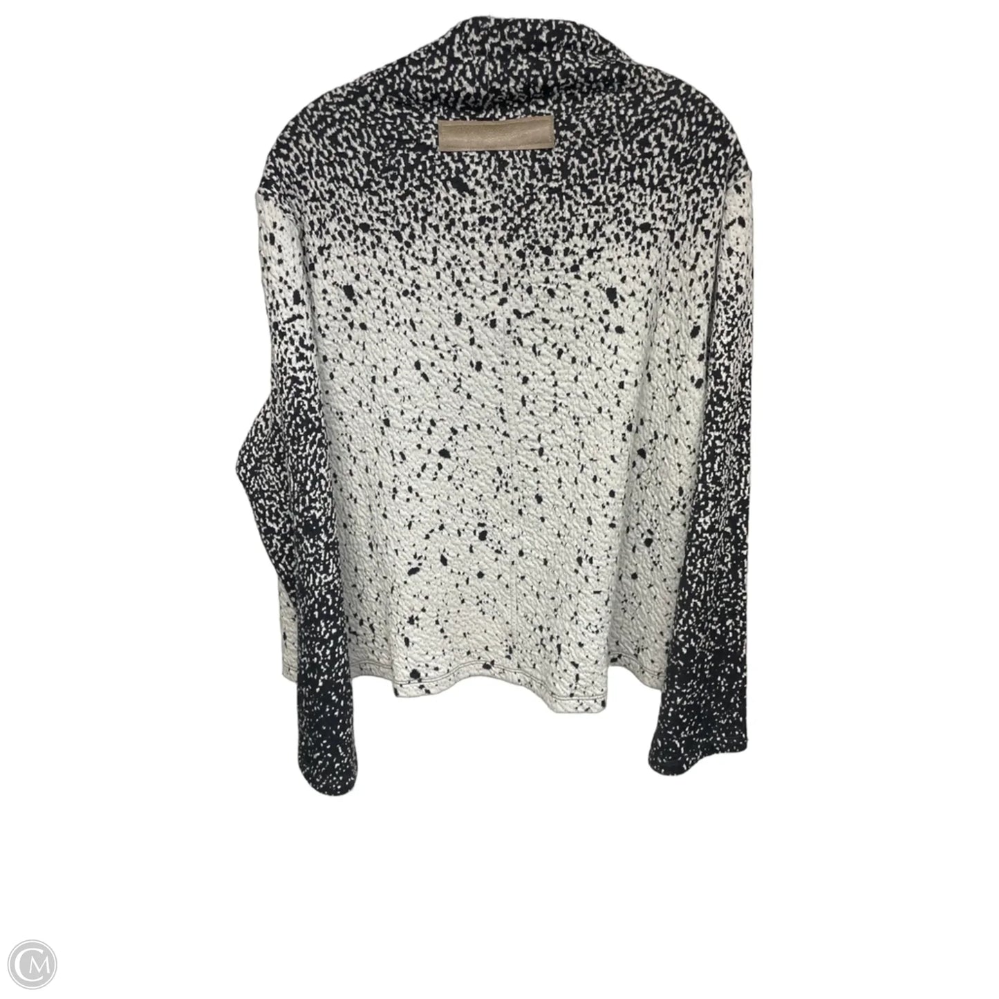 Sweater By Clothes Mentor In Black & Grey, Size: Xl