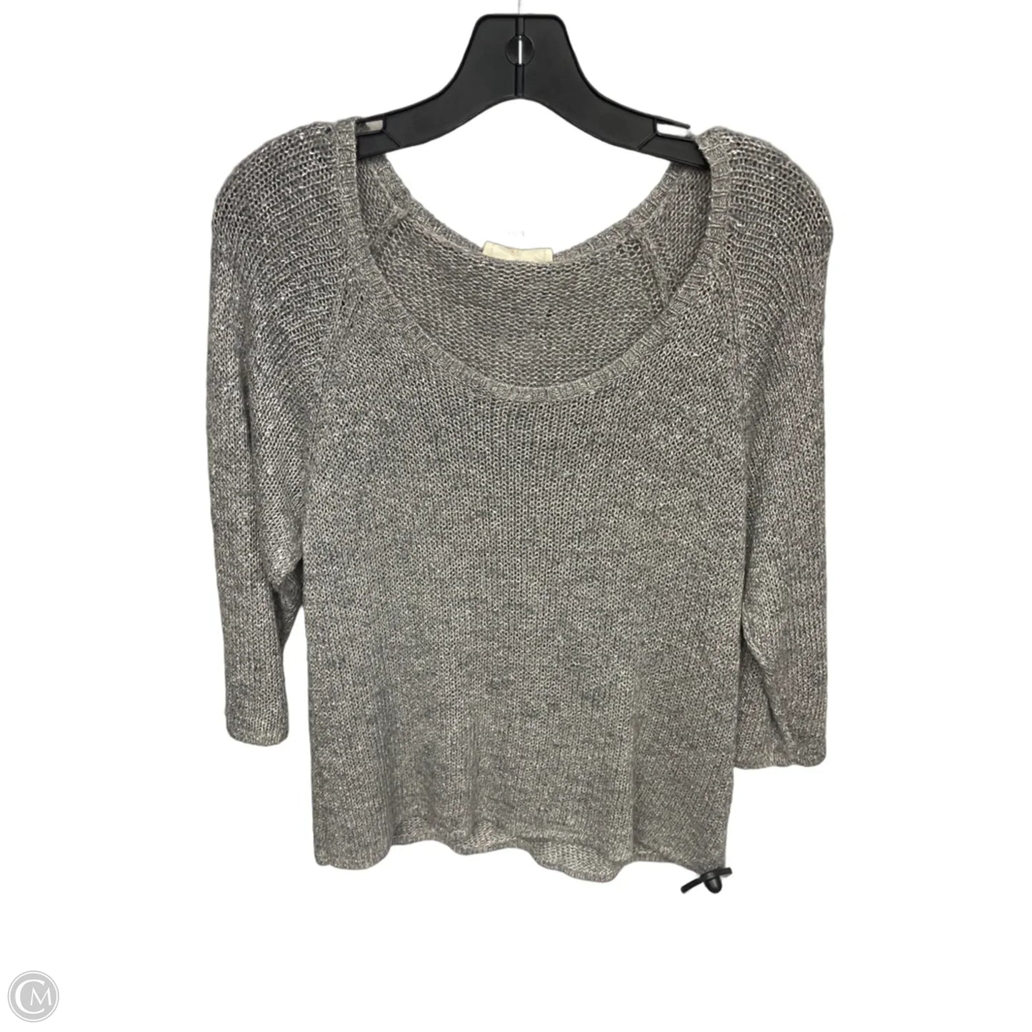 Sweater By Eileen Fisher In Silver, Size: Lp