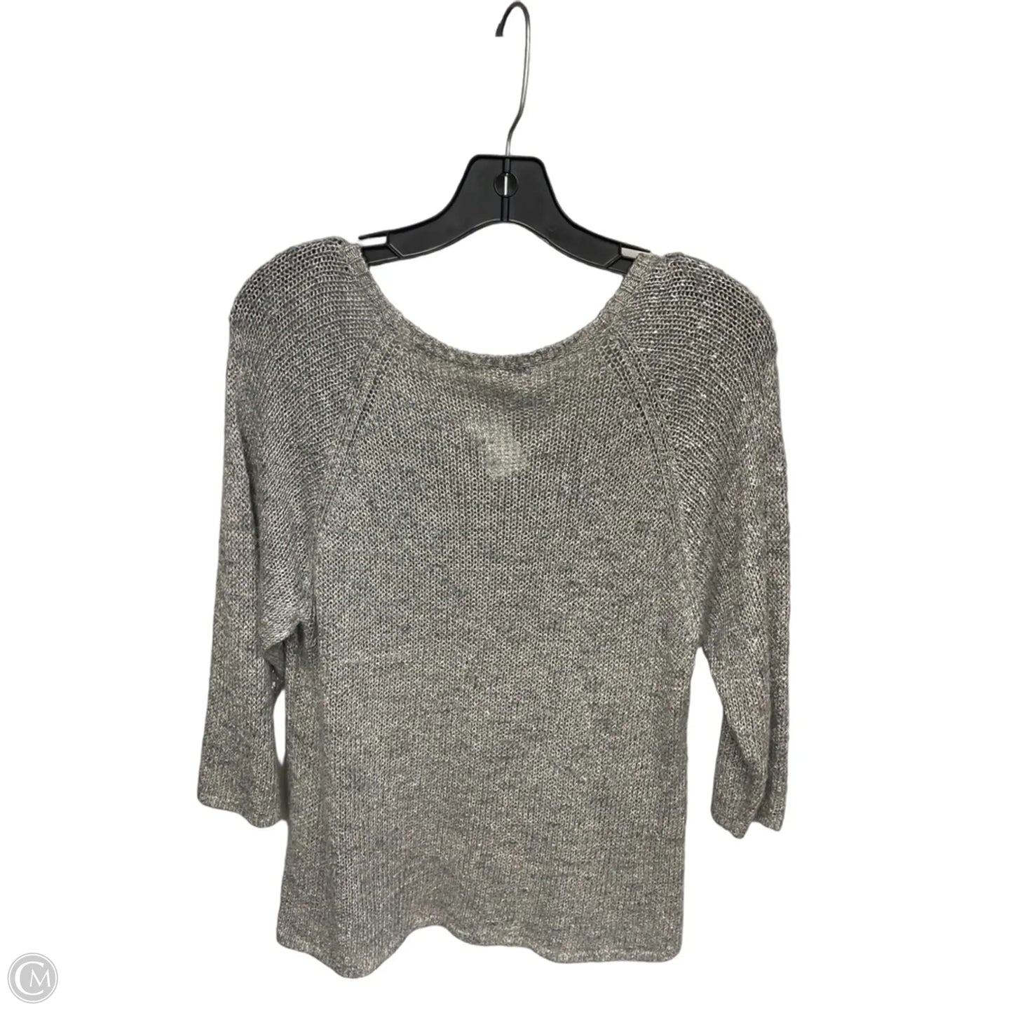 Sweater By Eileen Fisher In Silver, Size: Lp