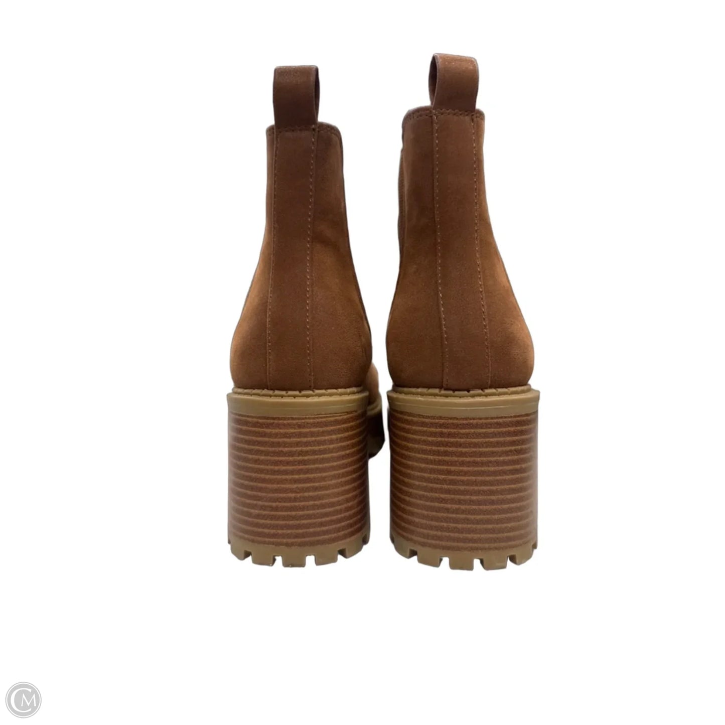 Boots Ankle Heels By Mia In Brown, Size: 9