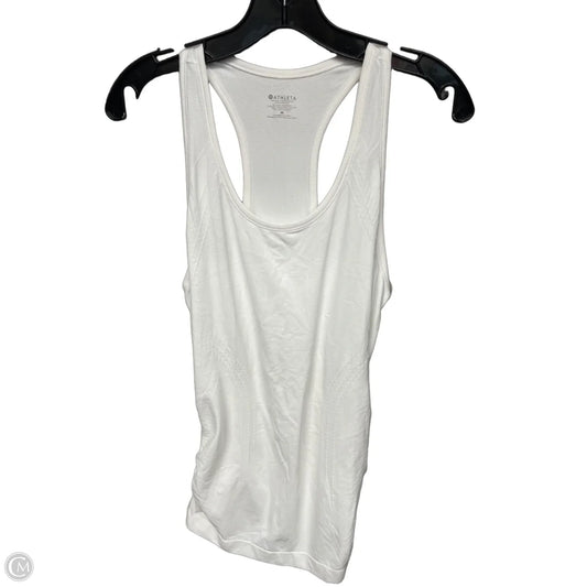 Athletic Tank Top By Athleta In White, Size: M