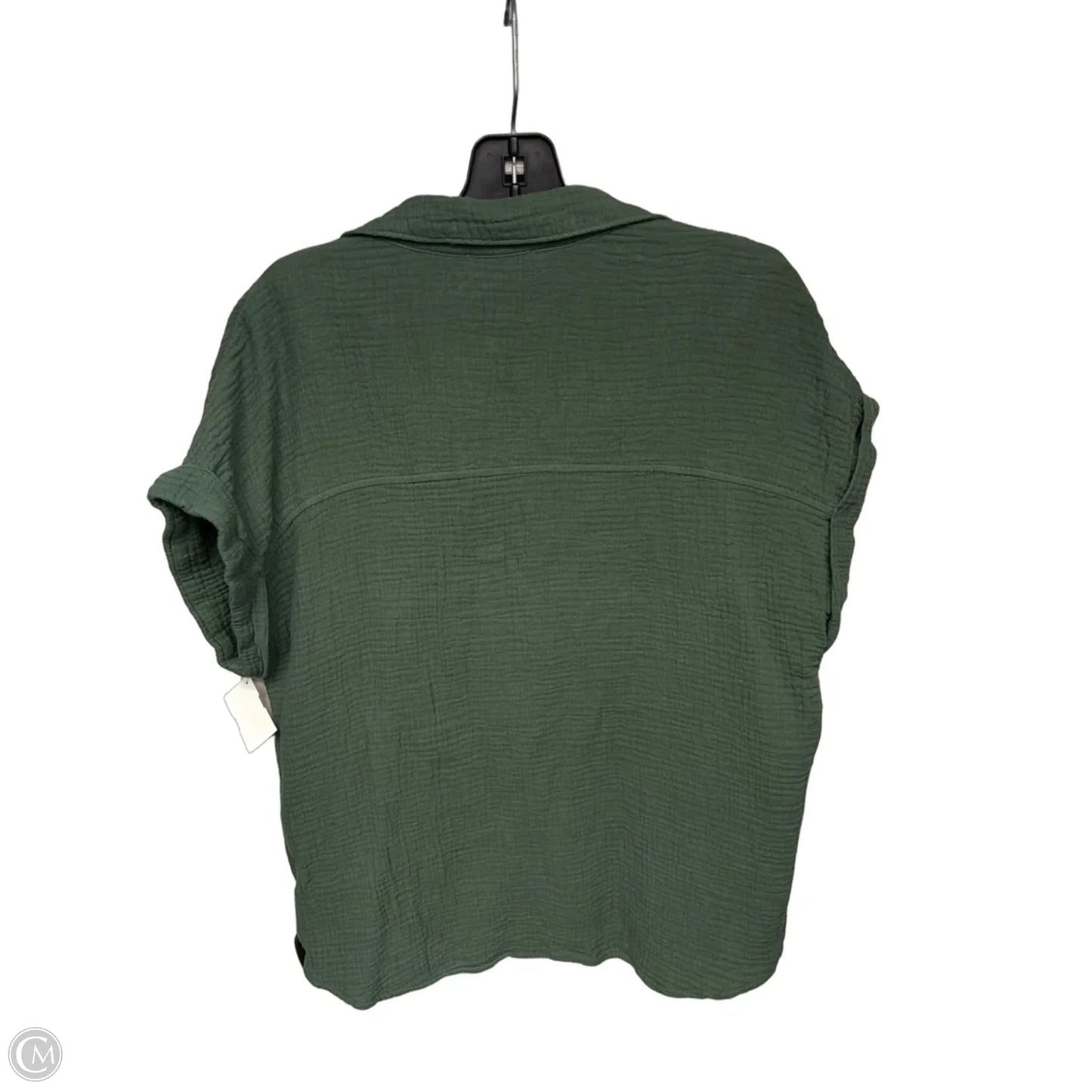 Top Short Sleeve By Jessica Simpson In Green, Size: M