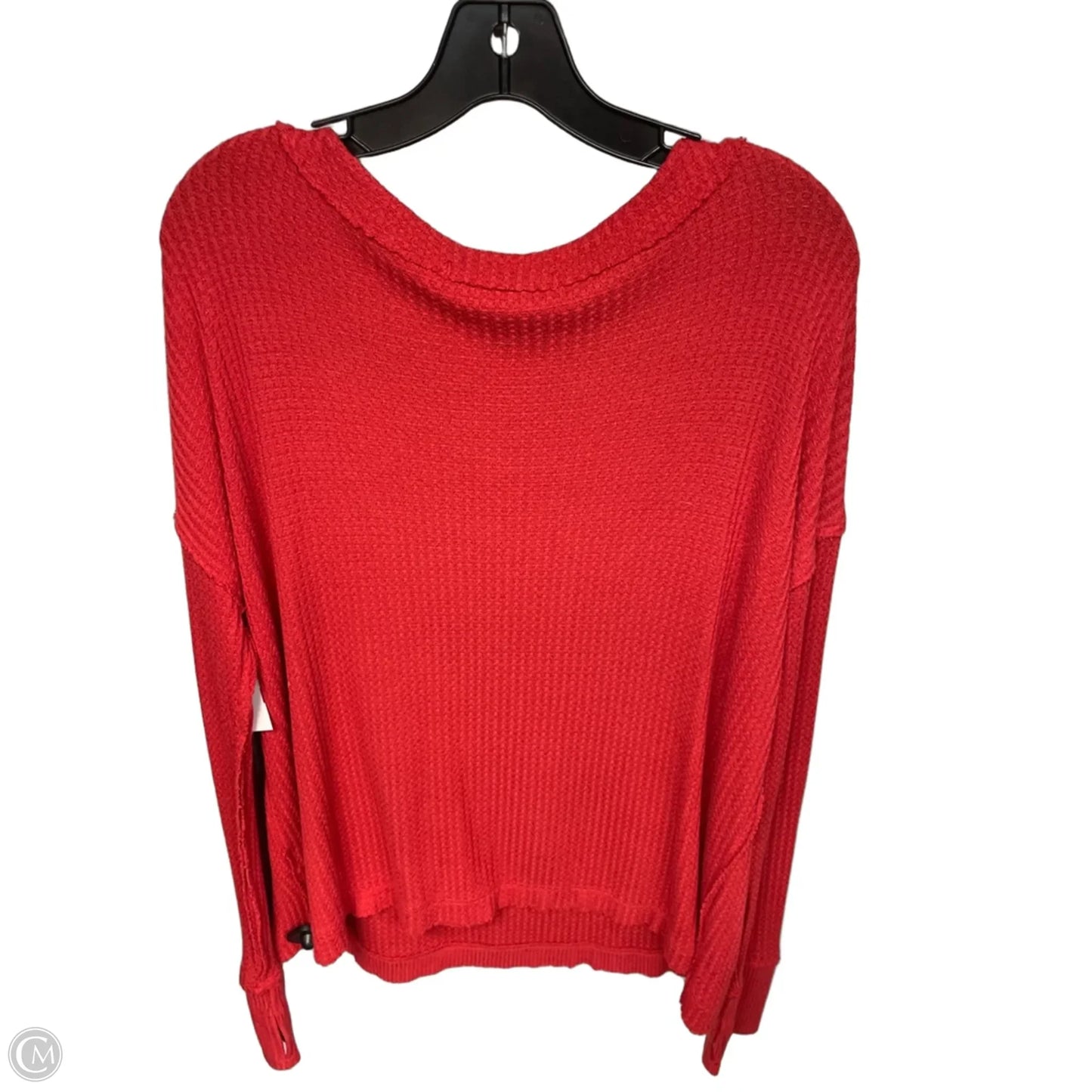 Top Long Sleeve By We The Free In Red, Size: M
