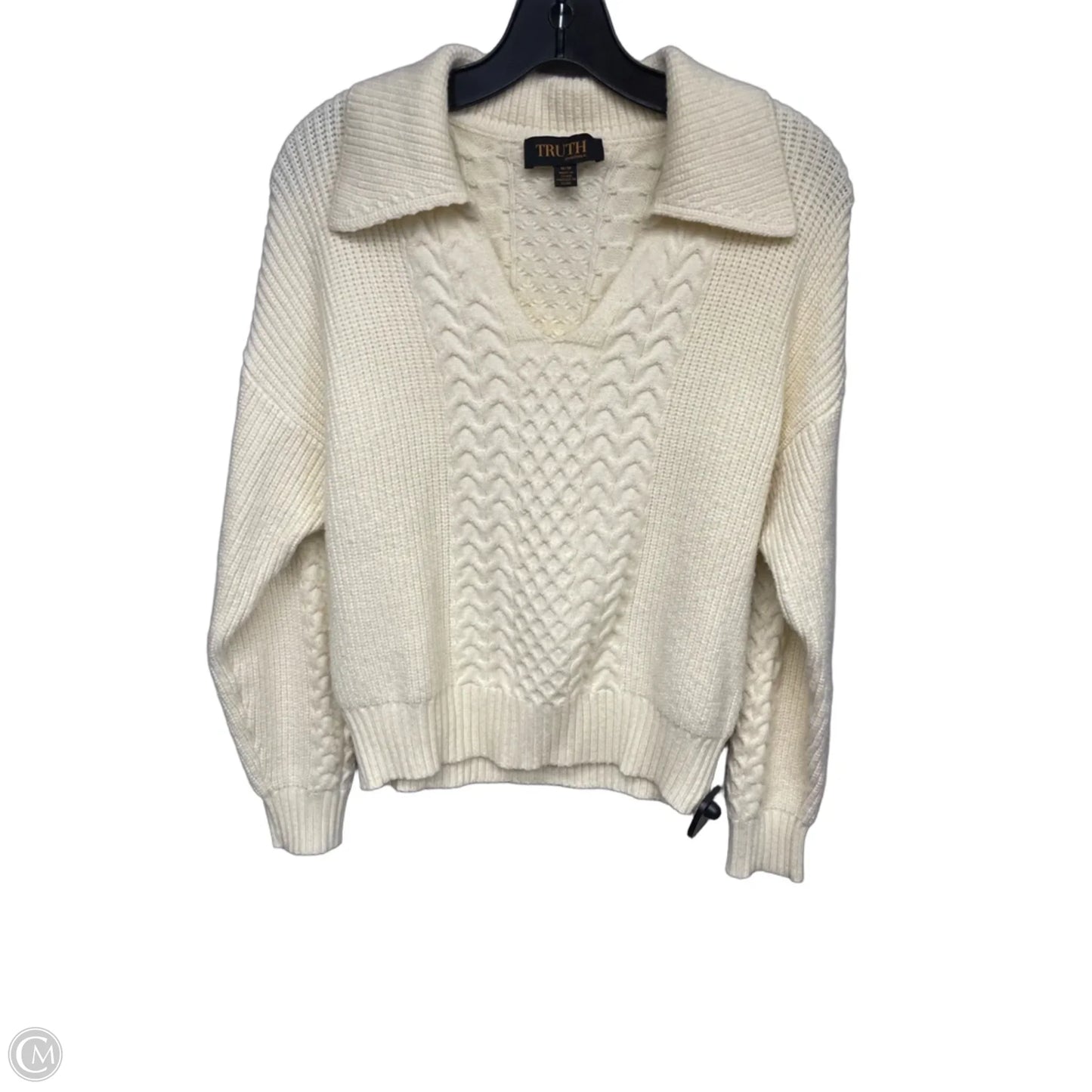 Sweater By Truth In Yellow, Size: M