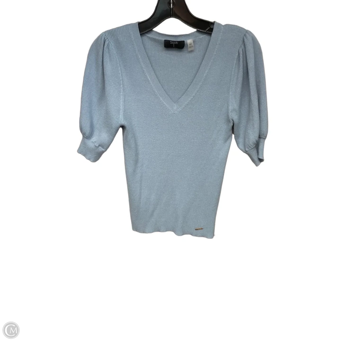 Top Short Sleeve By Tahari In Blue, Size: M