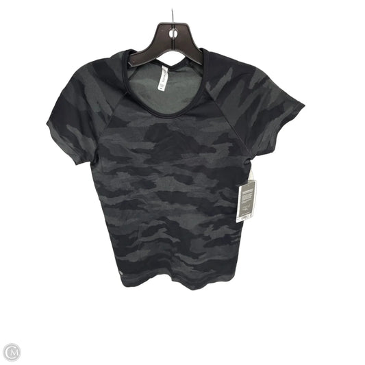Athletic Top Short Sleeve By Athleta In Camouflage Print, Size: M