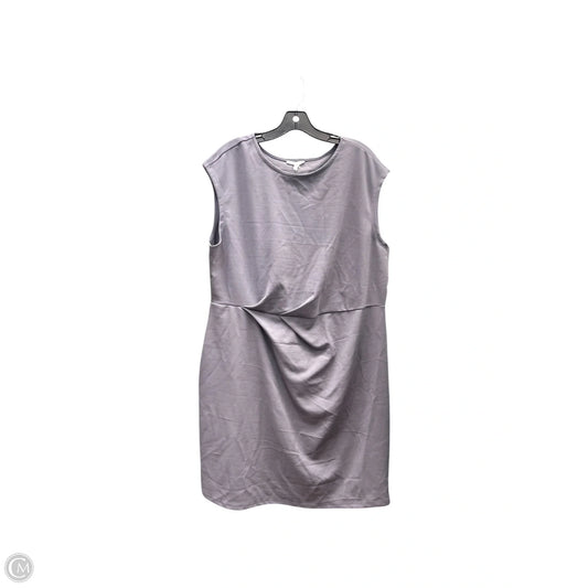 Dress Casual Midi By Maurices In Grey, Size: 1x