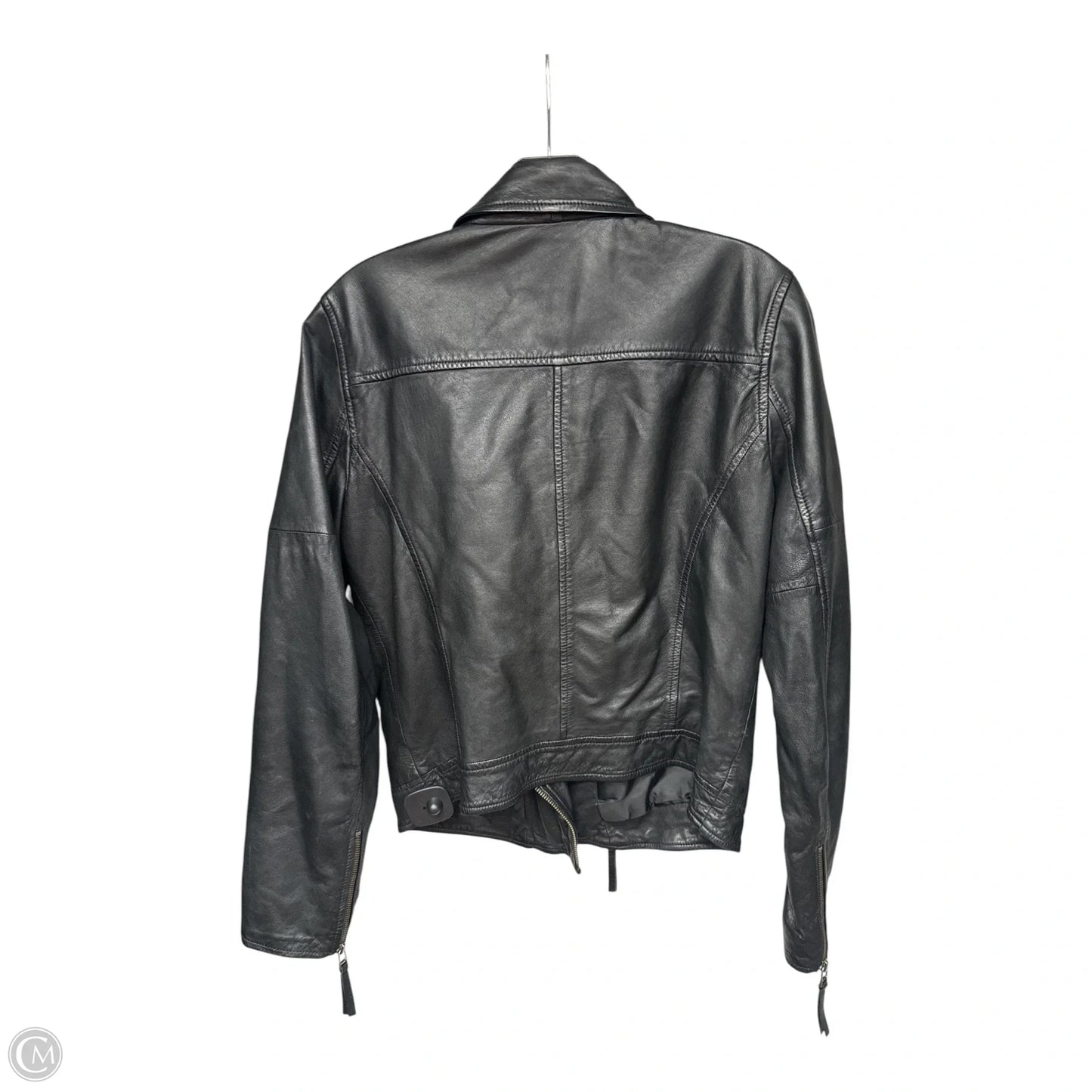 Jacket Leather By Treasure And Bond In Black, Size: M