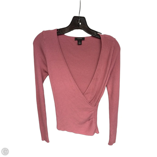 Top Long Sleeve By Halogen In Mauve, Size: Xs