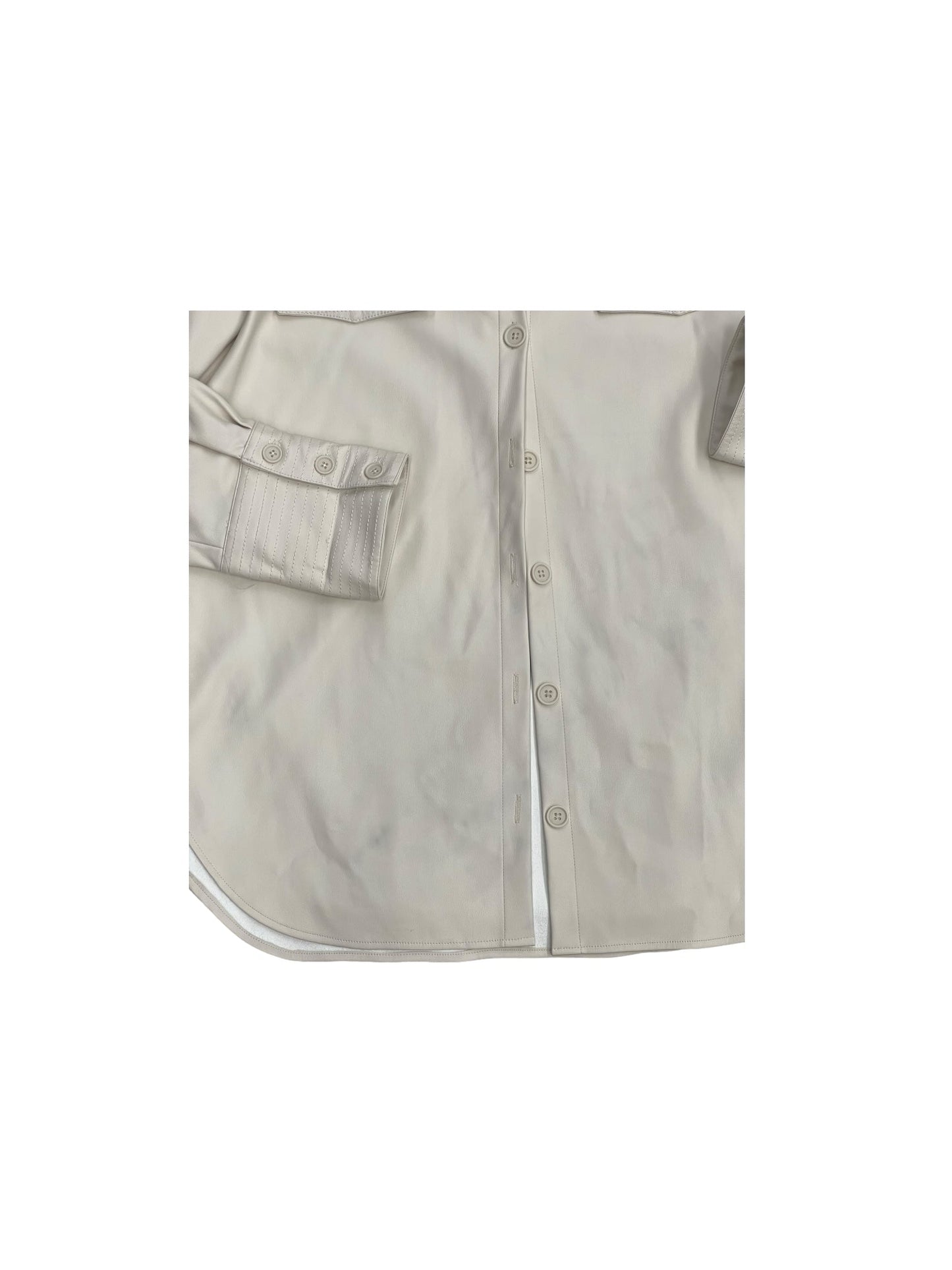 Cream Jacket Shirt Bb Dakota, Size M