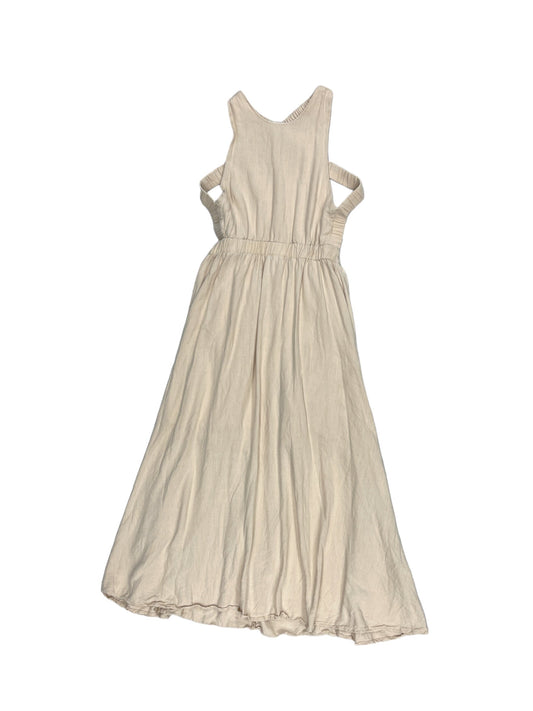 Beige Dress Casual Midi Forever 21, Size S