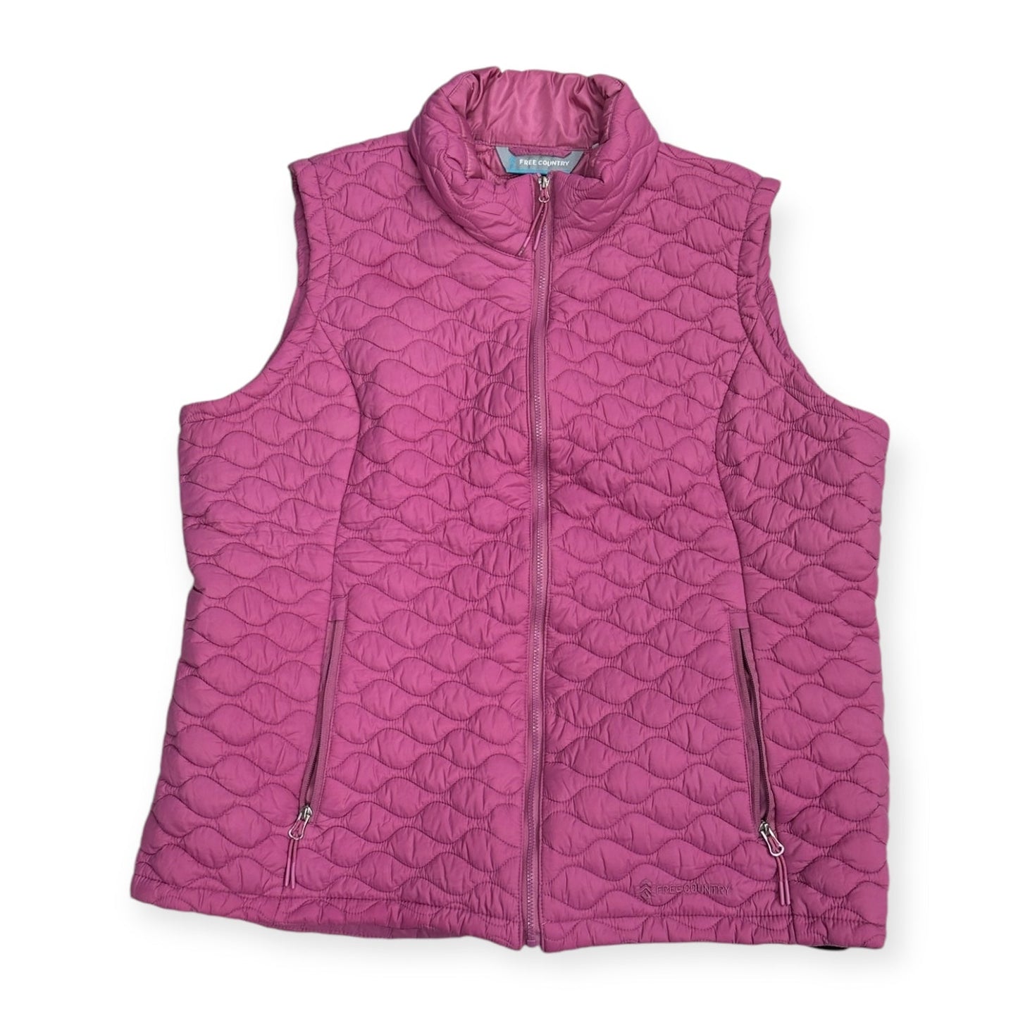 Vest Puffer & Quilted By Free Country In Pink, Size: Xxl