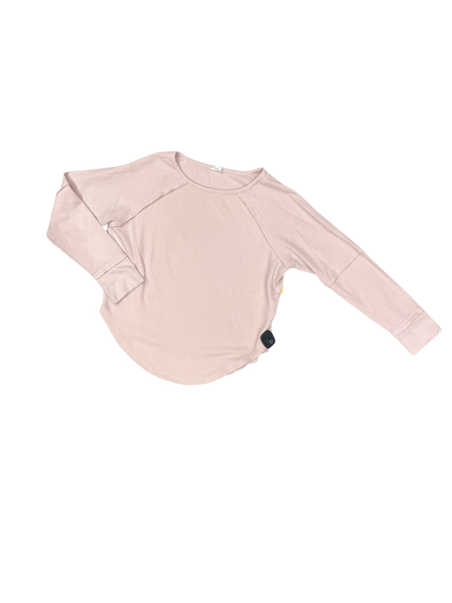 Top Long Sleeve By Caslon In Pink, Size: M