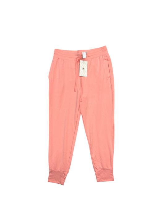 Athletic Pants By Fabletics In Coral, Size: L