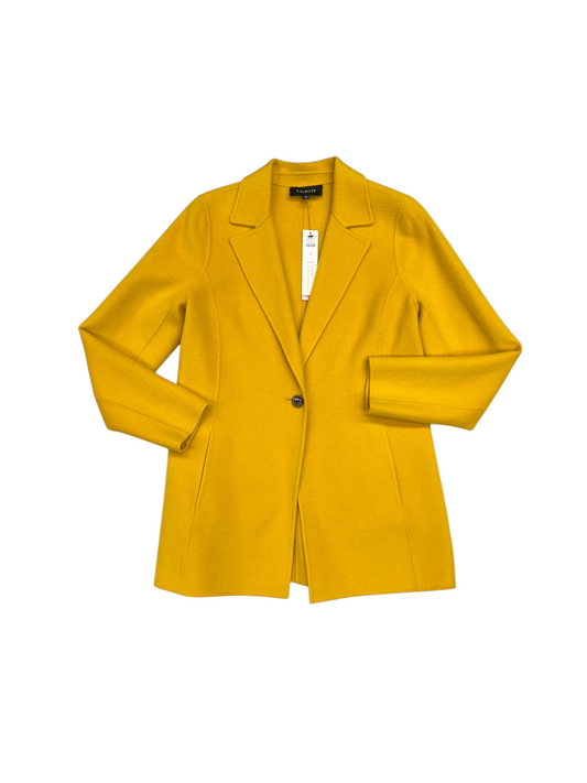 Coat Wool By Talbots In Yellow, Size: 4