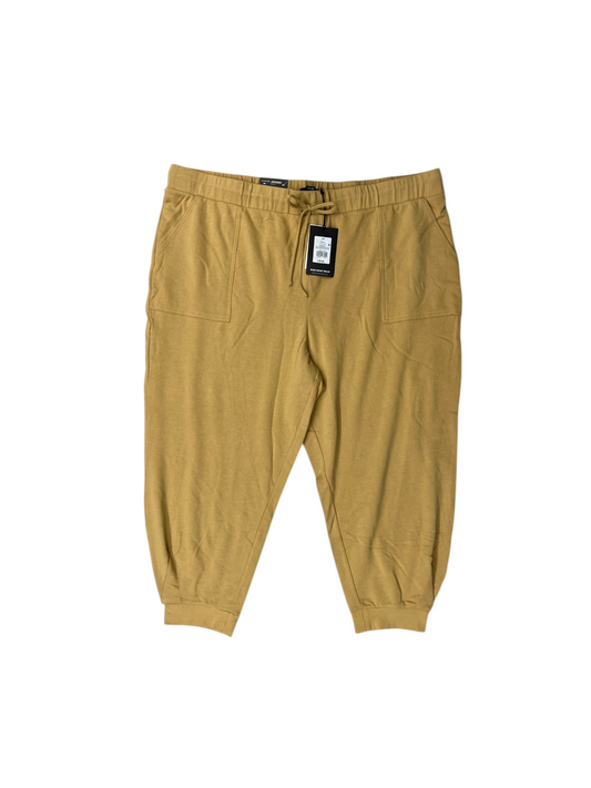 Pants Lounge By Who What Wear In Yellow, Size: 3x