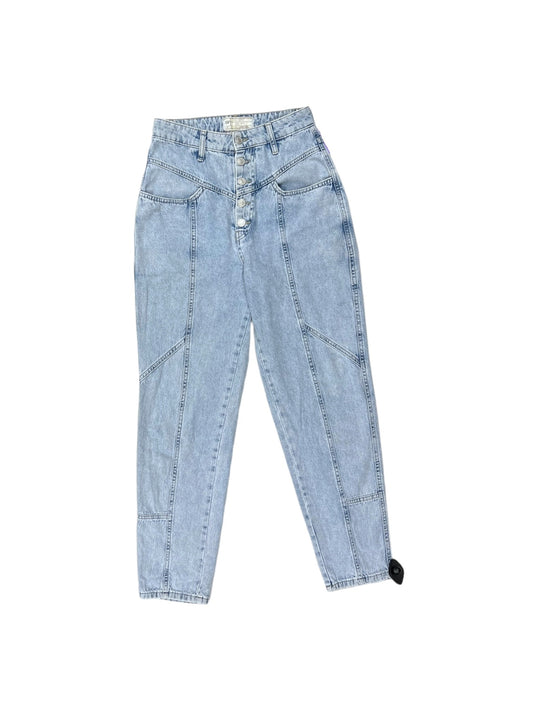 Blue Denim Jeans Straight Free People, Size 27
