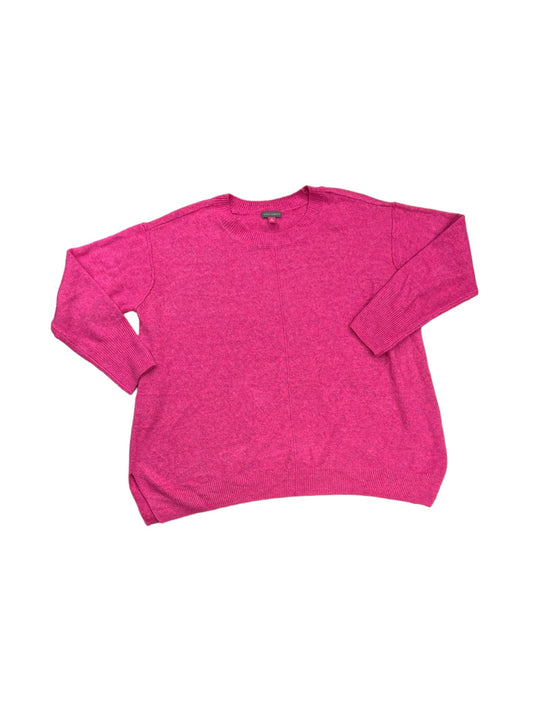 Sweater By Vince Camuto In Pink, Size: 1x