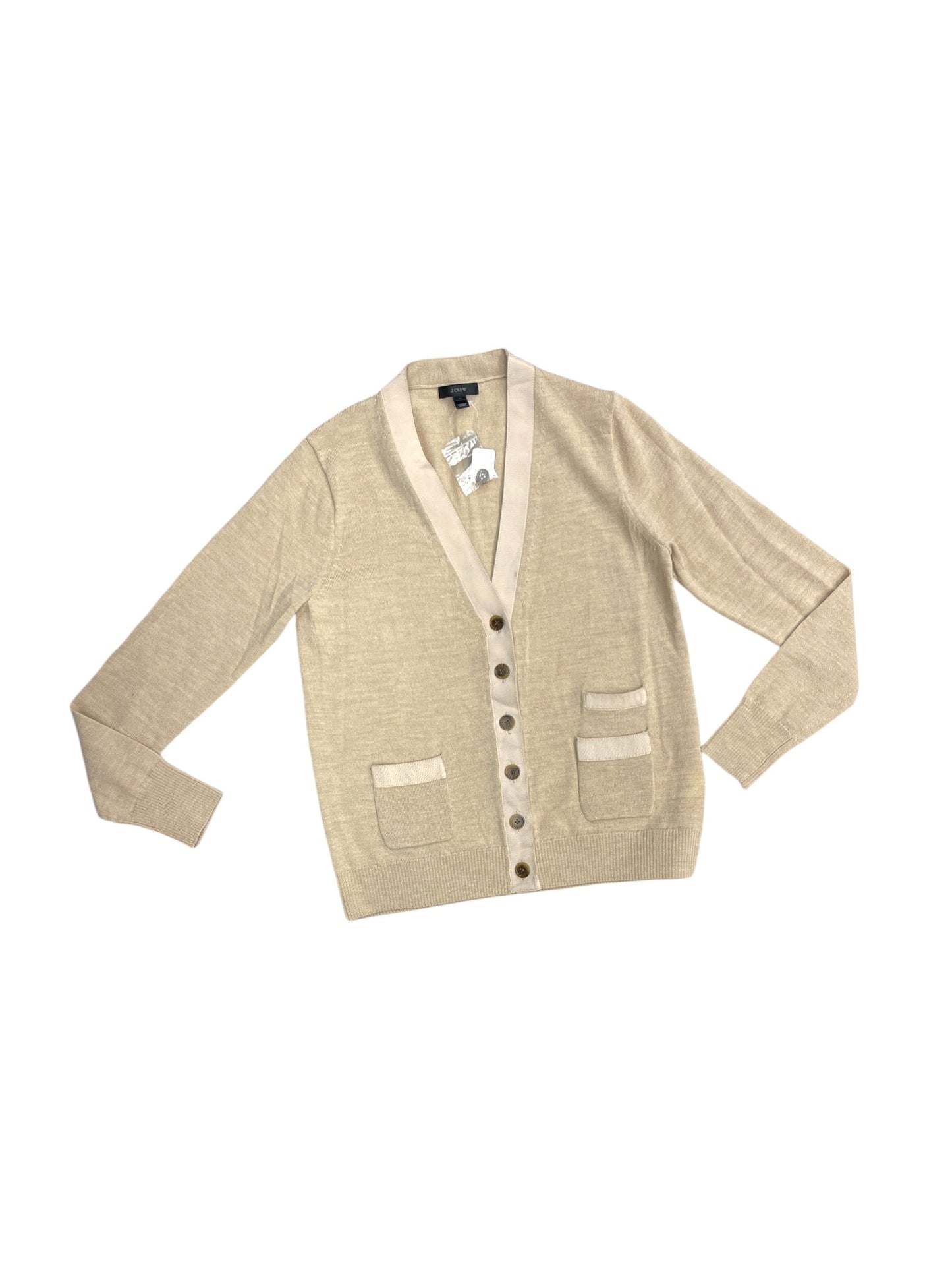 Cardigan By J. Crew In Tan, Size: M