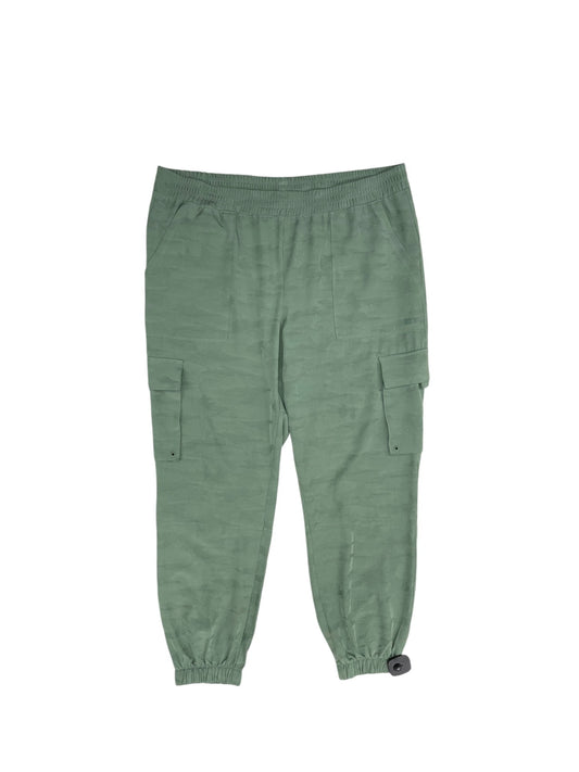 Athletic Pants By Dkny In Green, Size: L