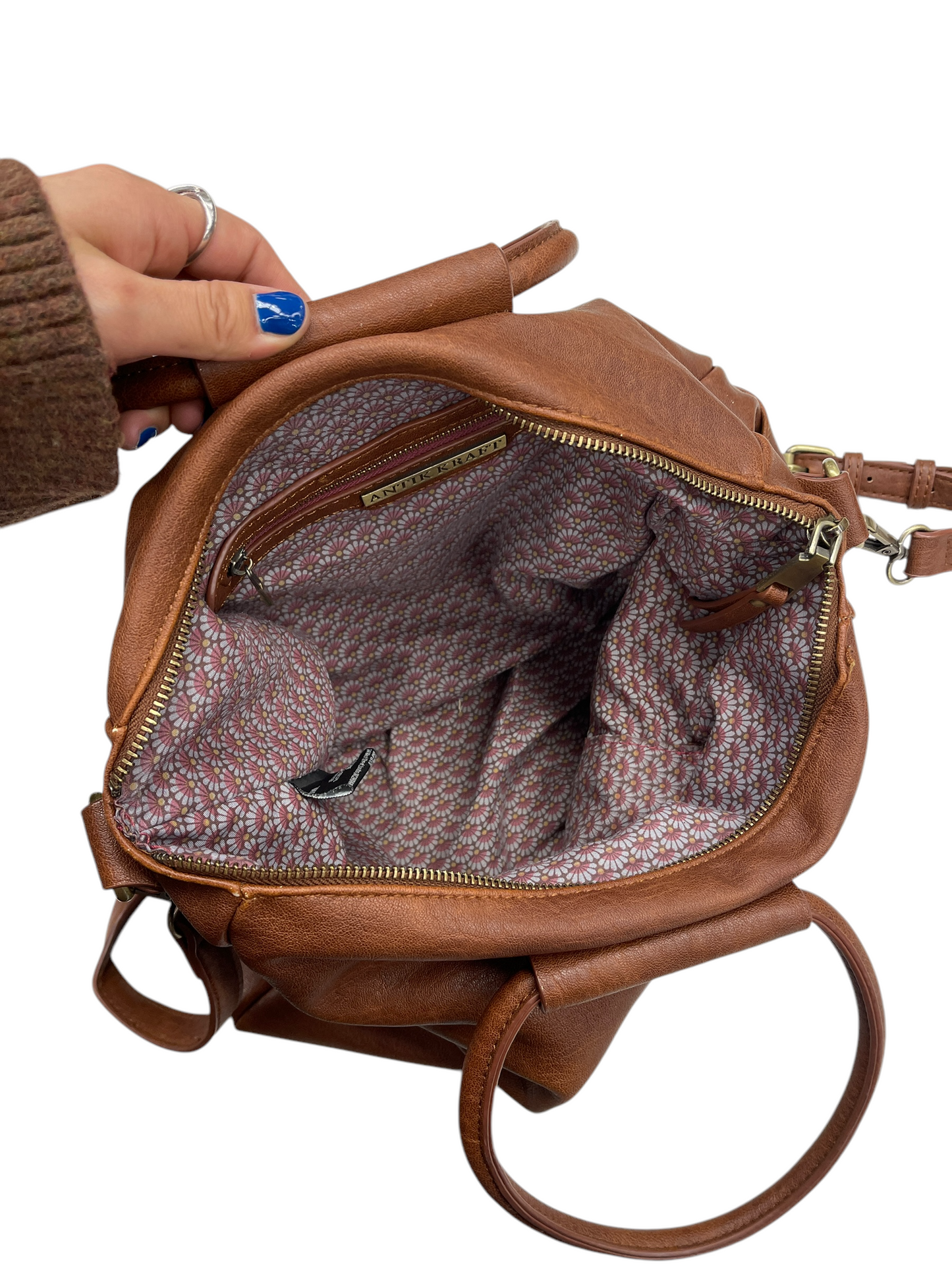 Handbag By Antik Kraft, Size: Medium