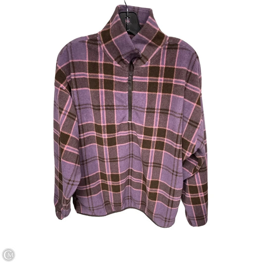 Jacket Fleece By Clothes Mentor In Purple, Size: S