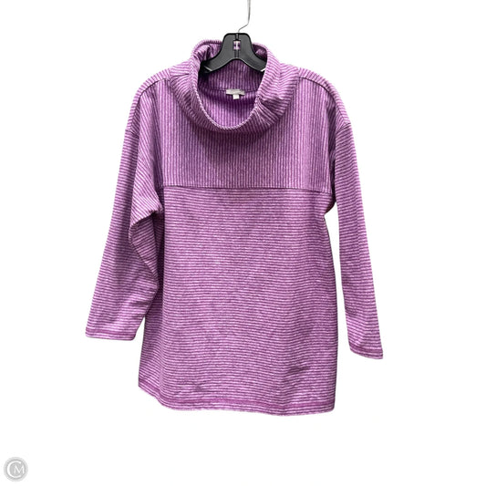 Sweater By Talbots In Purple, Size: Xl