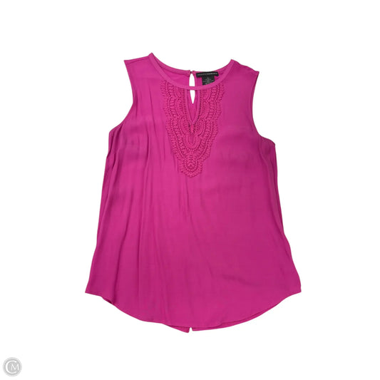 Top Sleeveless By Grace Elements In Pink, Size: S