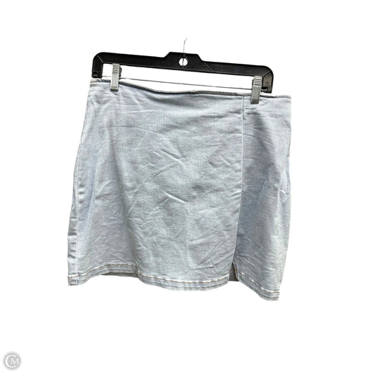 Skirt Mini & Short By Wild Fable In Blue Denim, Size: 12